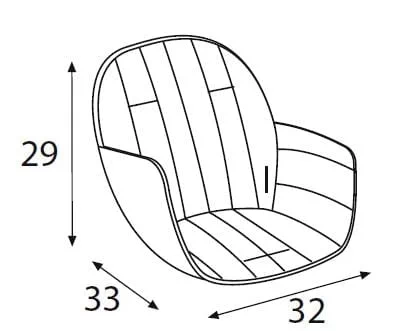Текстиль в стул Микуна ОВО ЛУКСЕ ТКС-1646 ДЖеанс / Micuna OVO LUXE TX-1646 Jeans_6