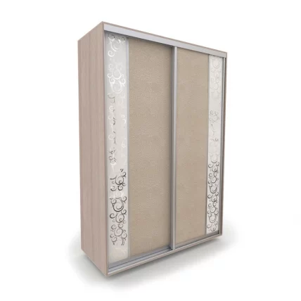 Шкаф-купе 2-х дверный Акцент-Вера КС 1200х600 Ясень шимо светлый_0