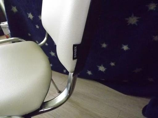 Стул для посетителей Исо CФ-001 хром кожзам Бежевый / Iso CF-001_10