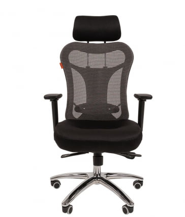 Кресло руководителя CХАИРМАН 769 Черный-серый / CHAIRMAN_1