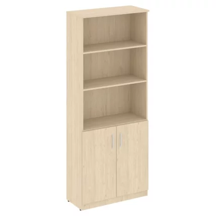 Шкаф высокий широкий (2 низкие двери ЛДСП) НОВА С В.СТ-1.1 Бук Артизан / NOVA S_0