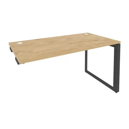 Стол-приставка на О-образном м/к к опорным элементам ОНИКС О.МО-СПР-3.7 Тиквуд Светлый/Антрацит / ONIX O.MO-SPR-3.7_0