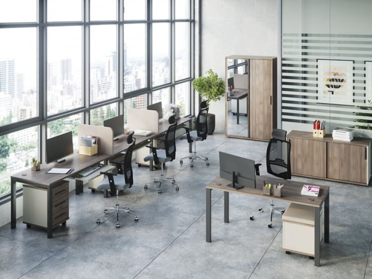 Приставка на один стол Нев Лине НЛН36377434 Дуб шамони темный / New Line NLN36377434_1