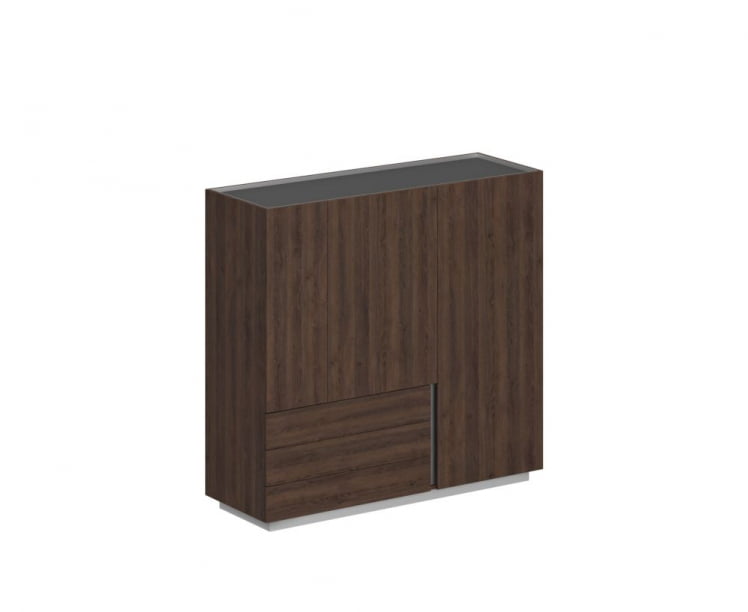 Шкаф Оливер ОЛ-20-17.ДТ.ДТ.ДТ.Л Дуб табак / Oliver OL-20-17.DT.DT.DT.L_0