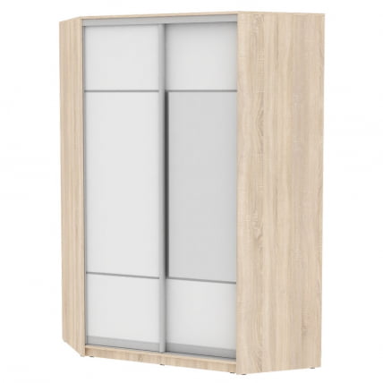 Шкаф-купе ЙА-230х1400-568-3(ДСС-Белый-Д4Д3) / YA-230х1400-568-3(ДСС-Белый-D4D3)_0