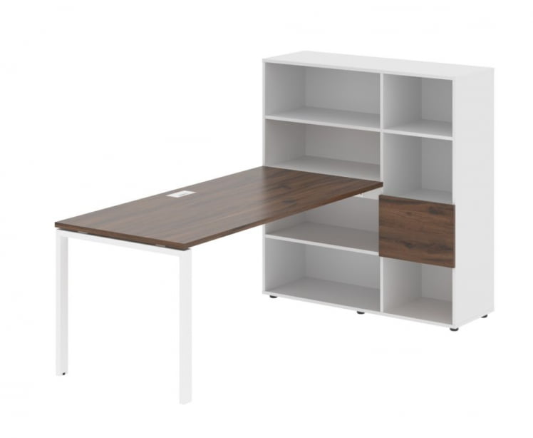 Рабочая станция ЕДИС ЕУРСТ 1217 Дуб Денвер темный Белый Белый / EDIS EURST_0