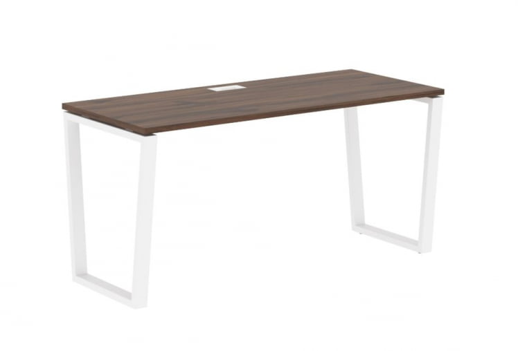 Стол письменный ЕДИС ЕВСТ 1567 Дуб Денвер темный Белый / EDIS EVST_0