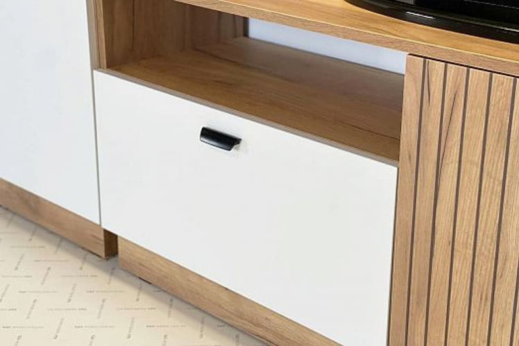 Тумба Моди МГМ-03 дуб крафт золотой/белое дерево / MGM-03_4