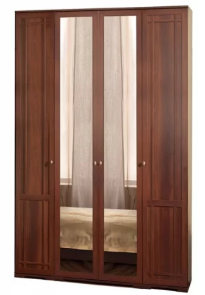 Шкаф для одежды и белья Шерлоcк 60 Орех шоколадный (спальня) / Sherlock_0
