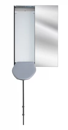 Шкаф со встроенной гладильной доской Ирон Слим (правый, купе) Венге / Iron Slim_7