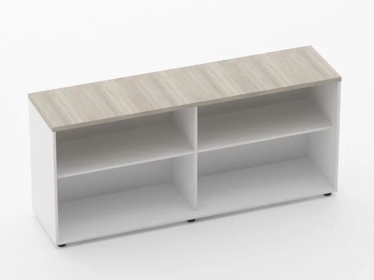 Тумба открытая Дека 9.01.165 Дуб Сантана светлый/Белый / Deka_0