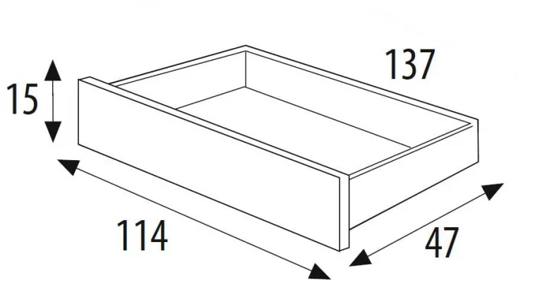 Ящик для кровати 120*60 Микуна CП-1405 грей / Micuna CP-1405 grey_2