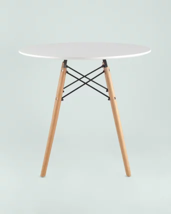 Стол обеденный ДСВ Д80 Белый / DSW D80_2