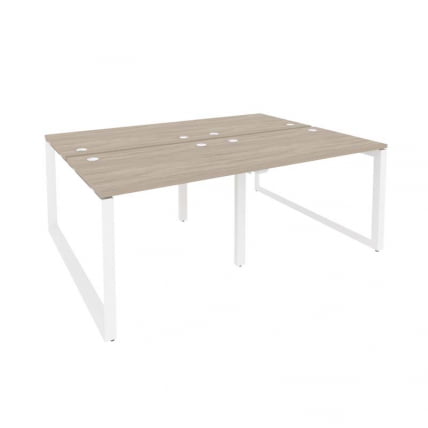 Рабочая станция на О-образном м/к ОНИКС О.МО-Д.РС-4.1.7 Дуб Аттик/Белый / ONIX O.MO-D.RS-4.1.7_0