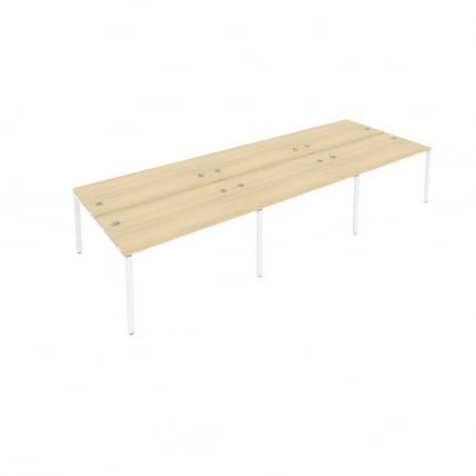 Рабочая станция на 6 раб.места Метал Сйстем Б.СМ-6.3 Акация/Белый / Metal System_0