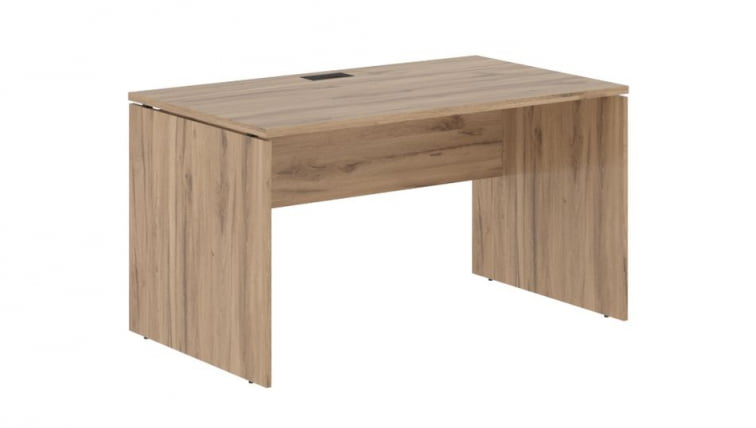 Стол письменный ЕДИС ЕДСТ 1380 Дуб Денвер светлый Черный / EDIS EDST_0