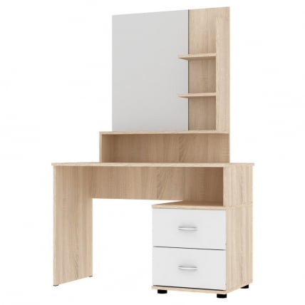 Туалетный столик Алиса(C3)1524х1001х459ручкаскоба96мм(ДСС-Белый) / Алиса(C3)1524х1001х459ручкаскоба96мм(ДСС-Белый)_0