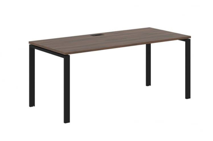 Стол письменный ЕДИС ЕУСТ 1780 Дуб Денвер темный Черный / EDIS EUST_0