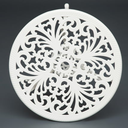 Комплект Сеcрет Де Маисон Романсе (стол +2 стула) алюминиевый сплав, Д60/Х67, 53х41х89см, буттер вхите / Secret De Maison Romance D60/H67, butter white_5