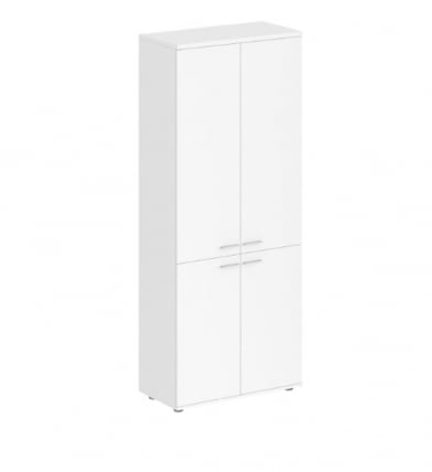 Шкаф высокий четырехдверный Сигма СГ.801.ВХ.ВХ.ВХ Белый / Sigma SG.801.WH.WH.WH_0