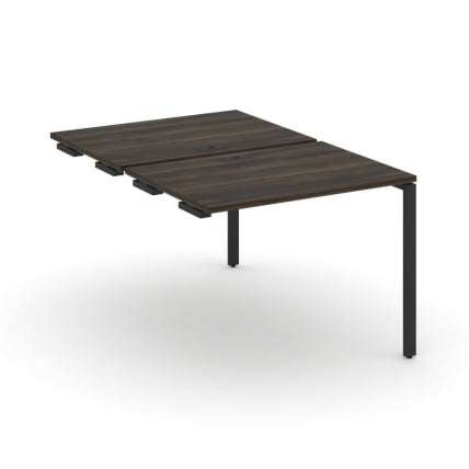 Двойной стол-приставка к опорным тумбам/шкафам CОНCЕПТ CН.ДСПР-001 Дуб Мали Черный / CONCEPT CN.DSPR-001_0