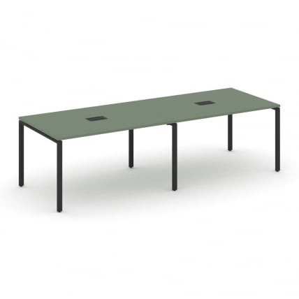 Стол переговорный (2 столешницы) CОНCЕПТ CН.ПРГ-021 Кобо Черный / CONCEPT CN.PRG-021_0