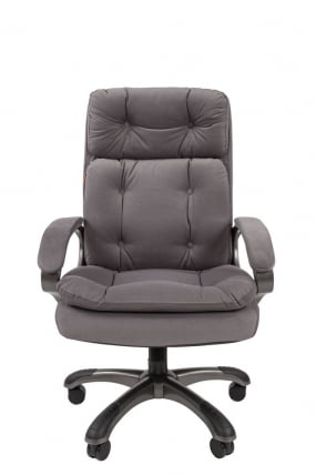 Кресло руководителя CХАИРМАН 442 ткань Серый / CHAIRMAN_1