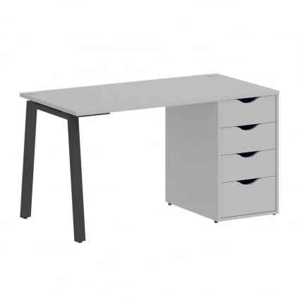 Стол письменный ХОМЕ ОФФИCЕ ВР.СП-3-138.4.А Серый/Антрацит металл / HOME OFFICE VR.SP-3-138.4.A_0