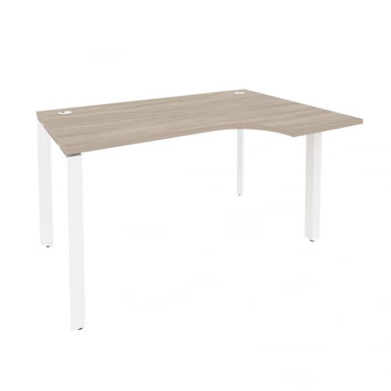 Стол эргономичный правый на П-образном м/к ОНИКС О.МП-СА-2Р Дуб Аттик/Белый / ONIX O.MP-SA-2R_0