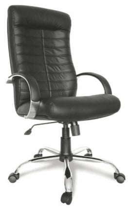 Кресло Консул МК Хром кожа Зеленый / MK_0