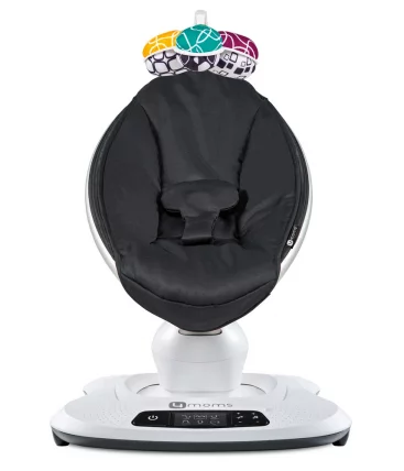 Электронное кресло-качалка 4Момс Мамароо 4.0 Серый плюш / 4Moms Mamaroo_11