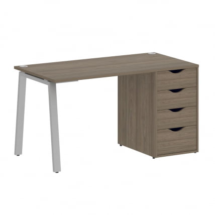 Стол письменный ХОМЕ ОФФИCЕ ВР.СП-3-138.4.А Вяз Благородный/Серый металл / HOME OFFICE VR.SP-3-138.4.A_0