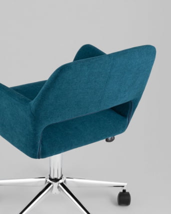 Стул офисный РОСС рогожка синий / ROSS_5