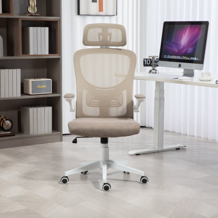Кресло офисное ТопЧаирс Аироне бежевый ткань / TopChairs Airone_4