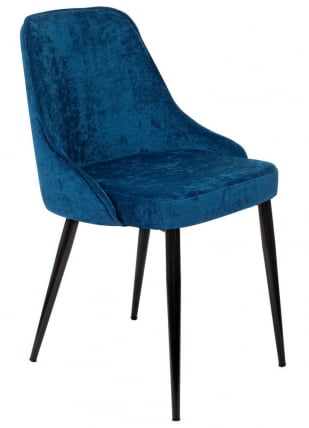 Стул для кухни Бюрократ КФ-5 Синий Велвет 29 / KF-5 Velvet_0