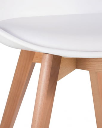 Стул обеденный ДОБРИН ДЖЕРРЙ СОФТ (ножки светлый бук, цвет сиденья белый (В-02)) 4 шт / DOBRIN JERRY SOFT (W-02))_8