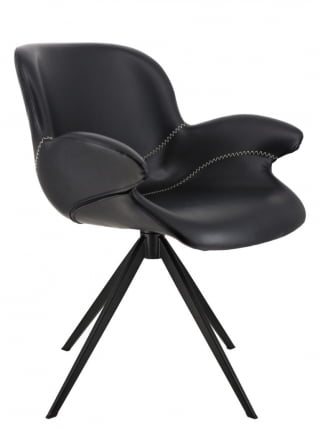 Стул Еверпроф Аурора Экокожа Черный / Everprof Aurora_0