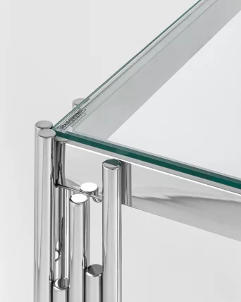 Журнальный столик ГЭТСБИ 55кс55 Серебро / 55x55_4