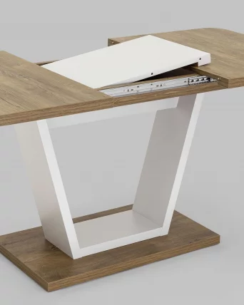 Стол раскладной Веcтор 120-160 дуб Ка-пепел / Vector_4