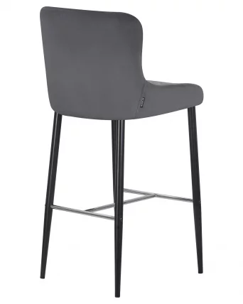 Стул барный ДОБРИН CХРИСТИАН 75 Темно-серый велюр В108-91 / DOBRIN CHRISTIAN V108-91_3