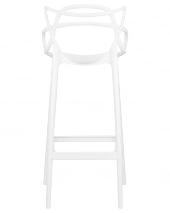 Стул барный ДОБРИН МАСТЕРС БАР Белый В-02 / DOBRIN MASTERS BAR W-02_4