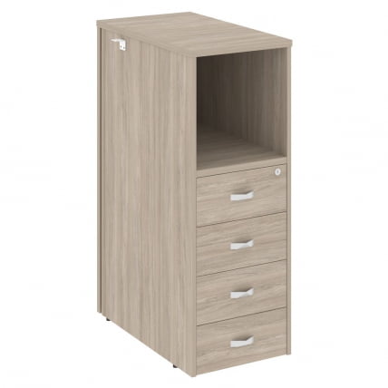 Тумба 4 ящика завершающая, правая ОНИКС О.Р-ТВ-4(Р) Дуб Аттик / ONIX O.R-TV-4(R)_0