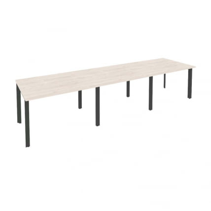 Стол переговорный (3 столешницы) ОНИКС О.МП-ПРГ-3.2 Денвер Светлый/Антрацит / ONIX O.MP-PRG-3.2_0