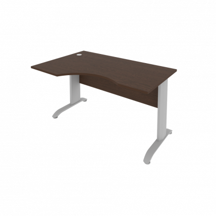 Стол криволинейный левый Рива ПЛ.СА-2 Л Венге/Металлик / Riva_0