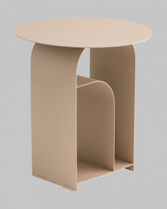 Журнальный столик Арвел металл бежевый / Arwel_5