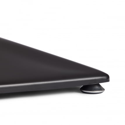 Стол РАГНАРОК дерево вяз/железная опора, 70х70х76 см, груша №3/черная опора / RAGNAROK_5