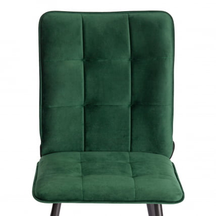 Стул обеденный Бари (2 шт. в упаковке) ЛТ, велюр, Дееп Форест (изумруд), 41х55х89 см / Bari LT, Deep Forest_5