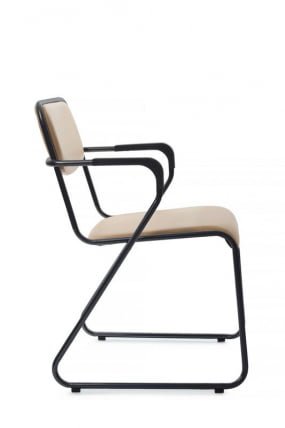 Кресло Никс Плус РCХ ОМКЛ-04Б Бежевый/Металл Черный / Nix Plus RCH OMKL-04B_1