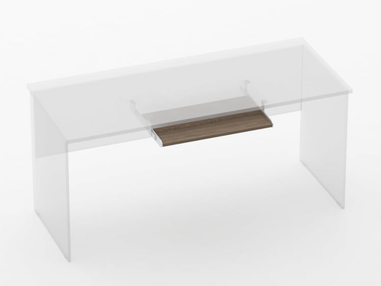 Полка под клавиатуру Твин ПК Дуб Верцаска / Twin_0