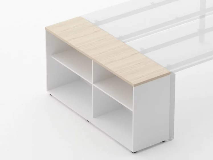 Тумба открытая Дека 9.01.145 Туя/Белый / Deka_1